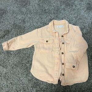 Zara Kids Light Pink Jean Jacket